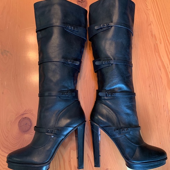 BCBG Max Azari black high boots - Picture 2 of 3